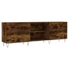 vidaXL Mueble de TV madera de ingenier&iacute;a roble ahumado 150x30x50 cm