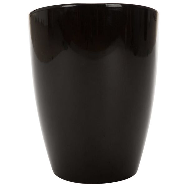 vidaXL Taburete con almacenaje cuero sintético negro y rojo