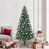 vidaXL &Aacute;rbol de Navidad Artificial Preiluminado Verde 210 cm