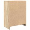vidaXL Aparador madera ingenier&iacute;a roble Sonoma 57x34x76 cm