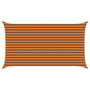vidaXL Toldo Vela de Sombra Naranja y Marr&oacute;n 4,5 x 2,5 m