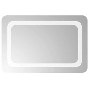 vidaXL Espejo de ba&ntilde;o con LED 60x40 cm