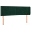 vidaXL Cabecero de terciopelo verde oscuro 147x16x78/88 cm
