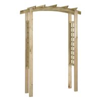 vidaXL Arco con enrejado de madera 150x60x210 cm