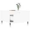 vidaXL Mesa de centro madera contrachapada blanco 55x55x36,5 cm