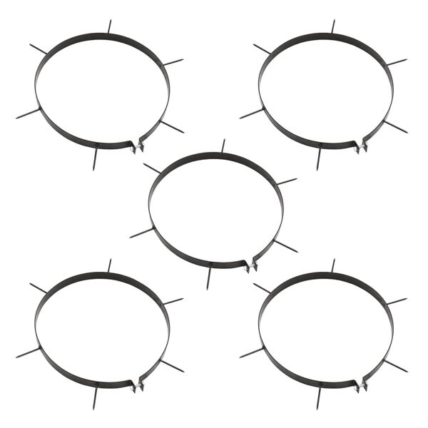 vidaXL Rodillo de césped de arrastre abrazaderas aireadoras hierro y acero 63 L