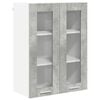 vidaXL Mueble colgante Gris Concreto 60 x 31 x 80 cm
