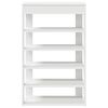 vidaXL Mueble zapatero madera contrachapada blanco 60x30x98 cm