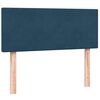 vidaXL Cama box spring con colch&oacute;n terciopelo azul oscuro 120x210 cm