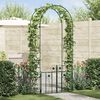 vidaXL Arco de jard&iacute;n con cerradura Verde 102 x 50 x 218 cm