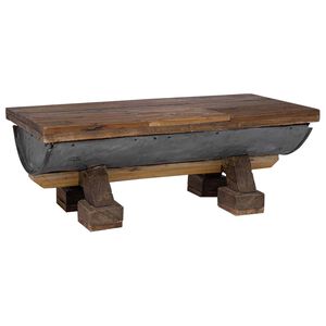 vidaXL Mesa de Caf&eacute; Natural 90 x 50 x 35 cm Madera