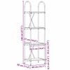 vidaXL Estante de libros Roble artesanal 40 x 30 x 146 cm