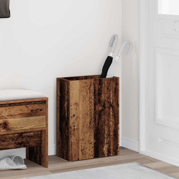 vidaXL Soporte de Sombrilla Madera vieja 40 x 20 x 55,5 cm