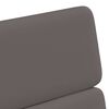 vidaXL Sillas de Comedor con Ruedas 2 pcs Gris 58 x 65 x 98 cm