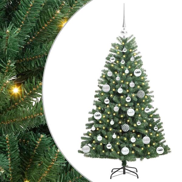 vidaXL &Aacute;rbol de Navidad artificial con ramas articuladas Verde 120 cm