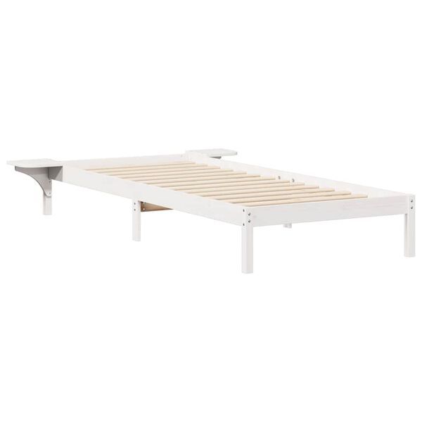 vidaXL Estructura de Cama con Mesitas 90 x 220 cm