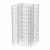 vidaXL Arriate de gaviones de acero 50x50x100 cm