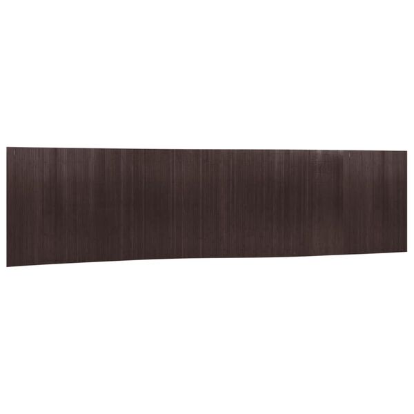 vidaXL Biombo divisor de bamb&uacute; marr&oacute;n oscuro ancho 800 cm alto 165 cm