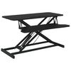 vidaXL Escritorio ajustable 90x40x(13-50) cm acero y contrachapada