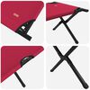 vidaXL Cama de Camping Plegable Manual 2 pcs Rojo 193 x 69 x 45 cm