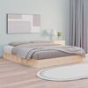 vidaXL Estructura de cama de madera maciza super king 180x200 cm
