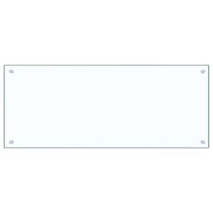 vidaXL Protector contra salpicaduras cocina vidrio templado 100x40 cm