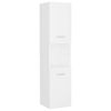 vidaXL Armario de ba&ntilde;o madera contrachapada blanco 30x30x130 cm