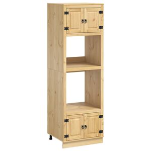 vidaXL Armario SKI Marr&oacute;n Miel 66 x 58 x 207 cm Madera de pino macizo