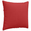 vidaXL Cojines de sof&aacute; 2 pcs Rojo 50 x 50 cm tela