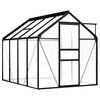 vidaXL Invernadero de aluminio gris antracita 4,75 m&sup2;