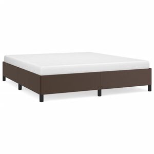vidaXL Estructura de cama sin colch&oacute;n cuero sint&eacute;tico marr&oacute;n 180x200cm
