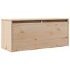 vidaXL Armario de pared de madera maciza de pino 80x30x35 cm
