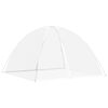 vidaXL Mosquitera con puertas Mongolia 220 malla blanco 200x200x135 cm