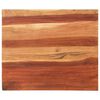 vidaXL Tablero de mesa madera maciza de acacia 25-27 mm 60x70 cm