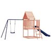 vidaXL Parque infantil de exterior madera maciza Douglas