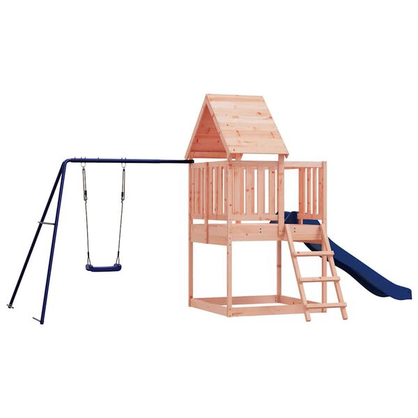 vidaXL Parque infantil de exterior madera maciza Douglas
