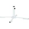vidaXL Soporte para Parasol Blanco Acero