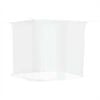 vidaXL Mosquitera colgante 156 malla blanca 220x150x180 cm