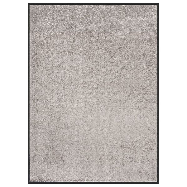 vidaXL Felpudo gris 60x80 cm