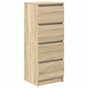 vidaXL Aparador roble Sonoma 37,5x35x76 cm madera ingenier&iacute;a