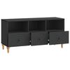 vidaXL Mueble de TV Negro 102 x 34,5 x 50 cm Madera de ingenier&iacute;a