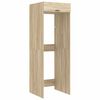 vidaXL Armario para lavadora con puerta Sonoma 67,5 x 68 x 200 cm