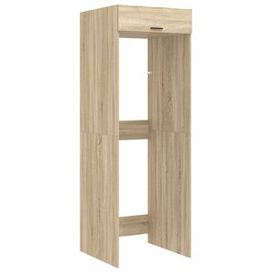 vidaXL Armario para lavadora con puerta Sonoma 67,5 x 68 x 200 cm