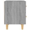 vidaXL Mesitas de noche 2 unidades gris sonoma 40x35x47,5 cm