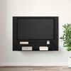 vidaXL Conjunto de mueble de TV Roble Negro 120 x 23,5 x 90 cm
