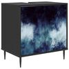 vidaXL Mueble de Cuarto de Ba&ntilde;o RAALTE Roble Negro 60 x 40 x 61 cm