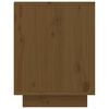 vidaXL Armario zapatero madera maciza de pino marrón miel 60x34x45 cm