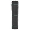 vidaXL Membrana antihierbas negra 0,5x50 m PP