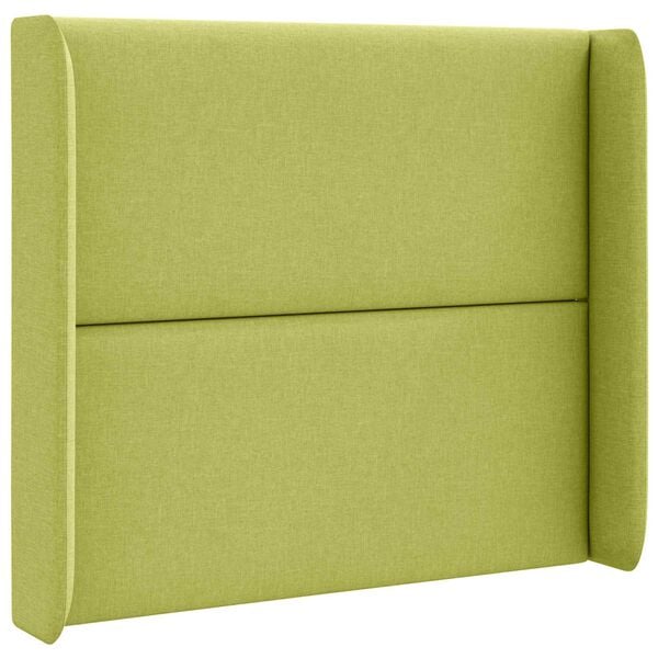 vidaXL Oreja de cabecero Gris 80 x 16 x 4 cm tela