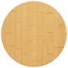 vidaXL Tablero de mesa de bamb&uacute; &Oslash;50x1,5 cm